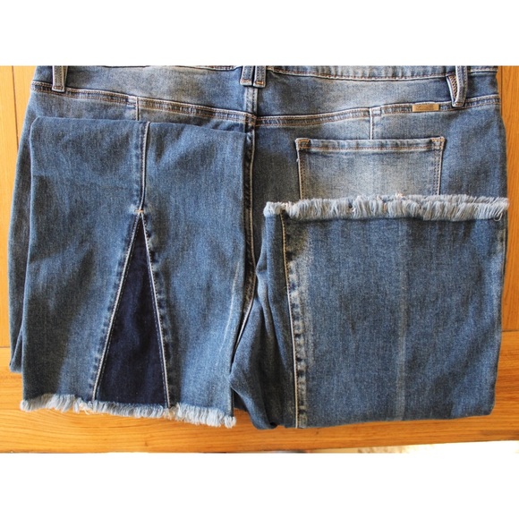 NEW KanCan Flare High Rise Back Seam Jeans Plus Size 22 Long - Picture 11 of 12